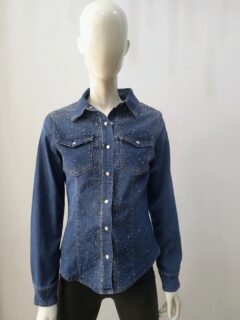 Camisa vaquera brillo