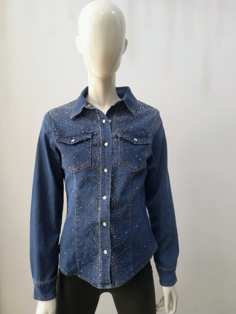 Camisa vaquera brillo