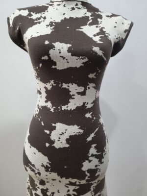 Vestido lanita vaca