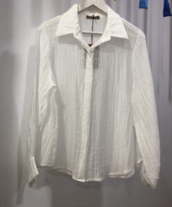 Alternative view of Camisa fina mangas bombacho