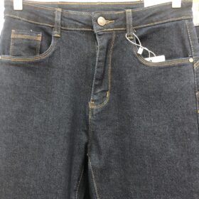 Vaquero Campana Azul Oscuro Push Up que Realza la Silueta