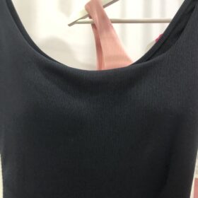 Vestido Largo Ajustado con Abertura Trasera y Copas