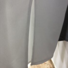 Vestido Largo Ajustado con Abertura Trasera y Copas