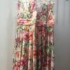 Vestido Largo Daniela Cool Blanco con Flores Elegante