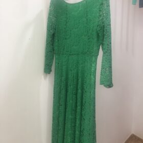 Vestido de Encaje Verde Botella Daniela Cool Elegante