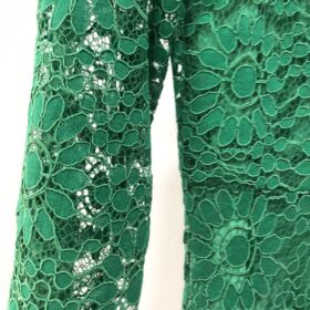 Vestido de Encaje Verde Botella Daniela Cool Elegante
