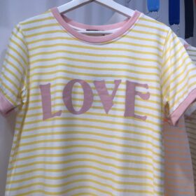 Vestido Love de Rayas Multicolor Cómodo y Fresco