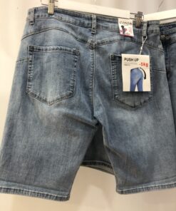 Alternative view of Pantalón vaquero corto azul cómodo talla grande