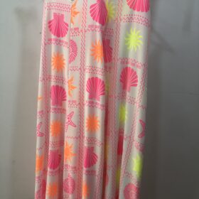 Mono largo flúor estampado cómodo y favorecedor