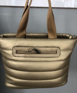 Alternative view of Bolso acolchado camel grande: básico elegante y versátil