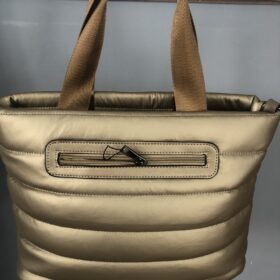 Bolso acolchado camel grande: básico elegante y versátil