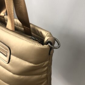 Bolso acolchado camel grande: básico elegante y versátil