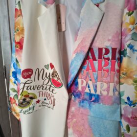 Americana oversize estampada mujer original y elegante