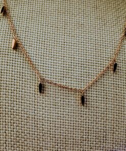 Alternative view of Collar de Acero Dorado de Alta Calidad con Broche Regulable