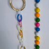 Collar Largo Multicolor  con Círculos y Bolas