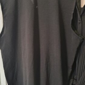 Camisa Naranja con Nudo Delantero Sin Mangas Talla Única