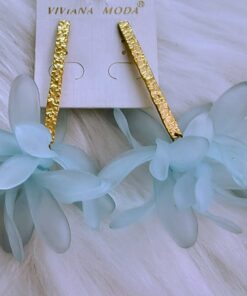 Pendientes Flor Azul Cielo | Elegancia y Estilo Veraniego