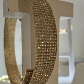 Collar Choker Dorado con Brillantes Elegante y Sensual