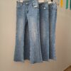 Jeans Push Up Acampanados con Brillantes Azul Claro