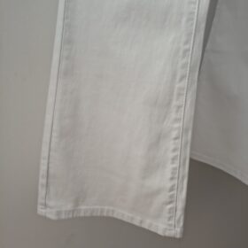 Pantalón Vaquero Acampanado Blanco Push Up para Mujer