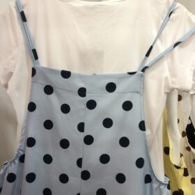 Peto Largo de Lino con Lunares – Talla Única hasta 48