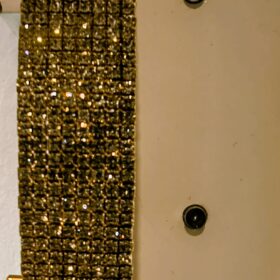 Collar Choker Dorado con Brillantes Elegante y Sensual