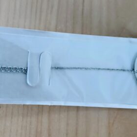 Pulsera de Corazones en Plata con Cadena Regulable